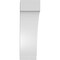 Ekena Millwork 5 1/2-in. W x 10-in. D x 18-in. H Imperial Architectural Grade PVC Knee Brace BRCP055X10X18IMP - alternate 4